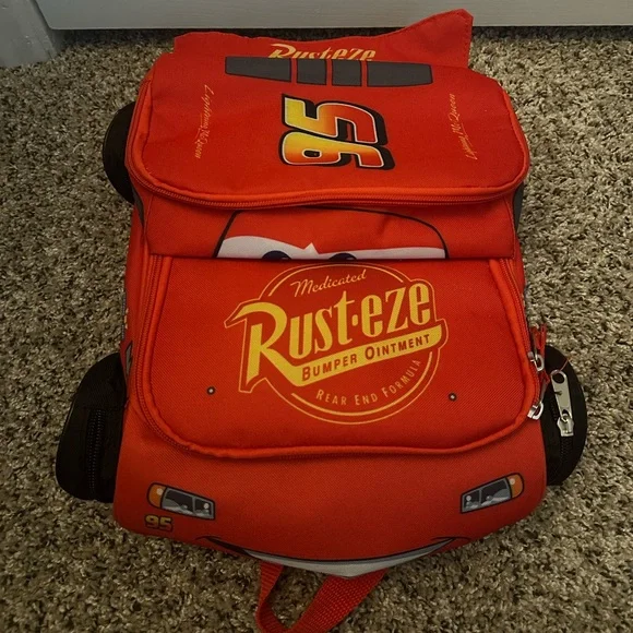 Kids Lightning McQueen Mini Backpack - Picture 3 of 6